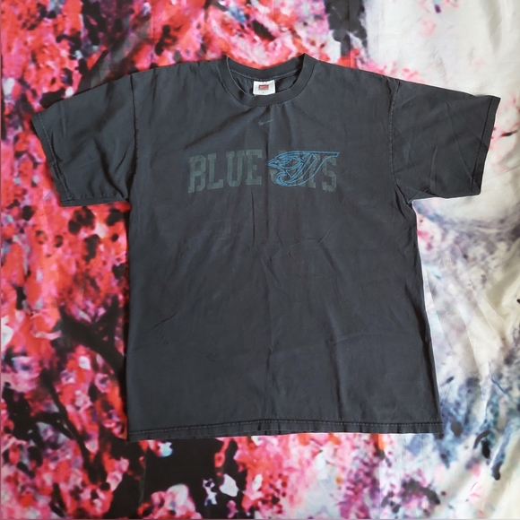 Nike Blue Jays Logo Black T-shirt - Picture 1 of 8